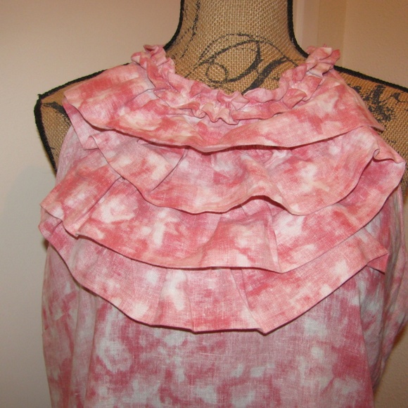 Razorback Linen and Rayon Top (Marina Cuna) - Picture 3 of 8